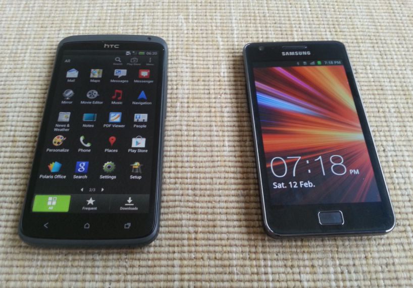 HTC 1x Vs Samsung Galaxy S2 Picture 1