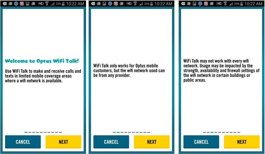 These are the steps you need to follow, to install the Optus WiFi Calling App