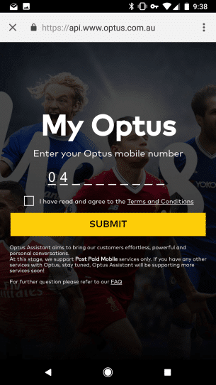 Linking your Optus account to Google