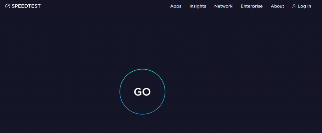 Test internet connection speed with Speedtest.net